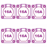 Veiligheidstrafo 6x uitgang 24V in kast Ypsilon 600VA | 109180 - JSK Handelsonderneming