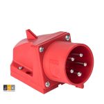 525-6RV CEE opbouw toestelcontactdoos 32A 5p 400V 6h rood-rood IP44 tcd | 9003399061097 | 127086/605.256