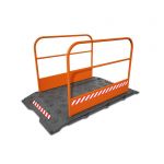 Elementen loopbrug van kunststof