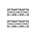 Veiligheidstrafo 6x uitgang 42V in kast Ypsilon 600VA | 107400 - JSK Handelsonderneming