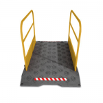 Greppelbrug van kunststof | Bridge Mat 1700x1000x80mm | Max load 1000kg | Grey | 155.01.01 - JSK Handelsonderneming