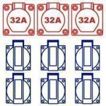 Verdeelkast plaatstaal type KERAF KEM  63 Amp. 104506