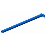 Steiger-Ankerbuis 0,9m / 1,00m met plaat en boutgat | 202056 - JSK Handelsonderneming