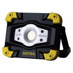 Vetec Accu-bouwlamp LED 10W 500 / 1000 Lumen Oplaadbaar USB kabel | 55.106.11 - JSK Handelsonderneming