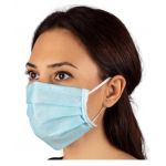 Hygiëne Masker Non woven EN14683 Type I | Kleur: Blauw Verpakt per omdoos à 2.000 stuks (40 dispensers à 50 stuks) | 1.99.00.100.03 - JSK Handelsonderneming