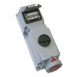 679.3526 | Afschakelbare CEE-wandcontactdozen IP 67 met automaat 63 A** | 400V (50+60 Hz) rood | EAN-Code: 9003399818561