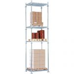 Stelling Manurack (Euro-rack) Small | Flexible storage rack | Rack de stockage flexible | excl. rongen 60.3 | Afmetingen: L: 1530, B: 1165, H: 300 (mm)