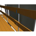 Leuningdrager van Thiel P-1061 | Leuninghouder van Thiel P-1061 | Plank beveiliging houder van Thiel P-1061 - JSK Handelsonderneming