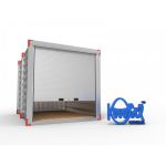 Snelbouw container 3 meter roldeur korte zijde | 019161FRAS30 - JSK Handelsonderneming