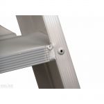 Solide Professionele Dubbele trap Type DT | Trap Type DT dubbel 2x3 treden inclusief platform | DT03 | Gratis verzending - JSK Handelsonderneming