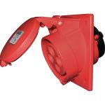 604.246 CEE-opbouw contactdoos 32A IP44, 4-polig, 400V, 6h, schuin 32A Flensmaat 80 x 97 mm | Inbouwapparatenstekker EAN-Code: 4028232031216 - JSK Handelsonderneming