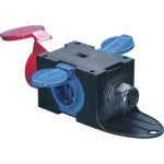 610.002 SIROX® hangverdeler KHV 2 | Schroefverbinding M25 1x | Contactdoos 230 V~ 2x - JSK Handelsonderneming