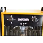 D15 | Dania elektrische heater 15 kW 400V / 50 Hz | Luchtverplaatsing 1.300 m³/uur | 5 - 10 - 15 kW | 60 dB(A) | 32A | Geïntegreerde thermostaat | Oververhittingsbeveiliging - JSK Handelsonderneming