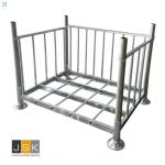 Stapelbare magazijnstellingen 1370x1000x310 mm hartafmeting | 1545x1180x310 mm buitenafmeting | 1300x930 mm binnenafmeting | Laadvermogen 2.000 kg - JSK Handelsonderneming