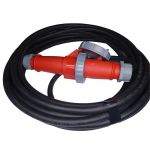 Reefer CEE Verloopkabel CEE-stekker 32A 4-polig IP67 naar CEE-contrastekker 32A 5-polig | Reefer CEE Converter | 324325/67 - JSK Handelsonderneming