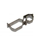 Bouwhek-slotbeugel exclusief slot | Bouw Hekslot | Mobile Fence Bracket Lock | Thermisch verzinkte uitvoering - 1446-124043
