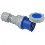 233-6V CEE-connector 63A 3-polig, 230 V (50+60 Hz) blauw , 6h IP67 POWER TWIST - 102747 - JSK Handelsonderneming