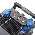 Vetec LED 100W Strijklamp schakelbaar in 3 kleuren | Kleurtemperatuur 2700° / 4500° / 6500° K | klasse 1 | incl. 2x Schuko contactdoos + 5 meter snoer op standaard | 55.325.10