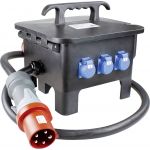AS Schwabe Bouwstroomverdeler 61562 400V 63A | 3x geaarde stopcontacten 230 V, 16 A 2x CEE-stopcontacten 400 V, 16 A, 5-polig 1x CEE-stopcontact 400 V, 32 A, 5-polig 1x CEE-stopcontact 400 V, 63 A, 5-polig - JSK Handelsonderneming