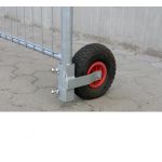 Bouwhek-wiel diam.25cm (gelagerd) met rubberen band