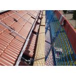 Randbeveiliging dakrand met leuninghouder | Dachkantenschutz-Sonnenkollektoren mit Handlaufhalter | Panneaux solaires de protection de bord de toit - JSK Handelsonderneming