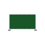 Bouwhekzeil | Bouwhekdoek | Bouwhekkleed | Werfhekzeil | PE 3.41 x 1.76m | kleur: groen - JSK Handelsonderneming