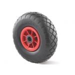 Bouwhekwiel massief rubber + bouwhekscharnier als set geleverd - JSK Handelsonderneming