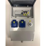Container verdeler "WOLFSBURG" | 2x Schuko 230V | 1x Installatieautomaat C16 1P+N | Bewegingsmelder 360 graden inbouw | 062.002.0000-46- JSK Handelsonderneming