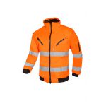 SIOEN 029A Blouson Sparrow Fluor Oranje signalisatie winterblouson, met comfortabele, warme en uitneembare bontvoering 3.75.02.901