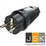 SIROX/PCE 0512-SS Volrubber stekker zwart, voor aansluitdiameter tot 3G2,5 mm², nominale spanning: 250V~ nominale stroom: 16A - 802.400.01