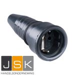 Volrubber contrastekker - Volrubber koppelcontactstop, type 522 16A 250V~ 104455 - JSK Handelsonderneming