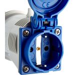 165162 | 16A Adapter CEE 5 Pol. Stecker auf Schuko - Kupplung 1m 3X2,5mm² CEE 5 Pol. Adapter - 165->162 - JSK Handelsonderneming