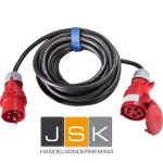 CEE Verlengkabel 5 meter 400V 16A 5-polig 5x2,5 mm² contactmateriaal CEE 3P+N+A | 105300