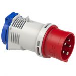 Caravan adapter plug 16A 5p->16A 3p - 943.3020 - JSK Handelsonderneming