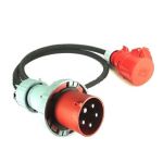 635325 CEE Aggregaat verloop adapter Stroom adapter 63A 5p naar CEE 32A 5p 400V - JSK Handelsonderneming