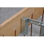 Stekeindbeugel | Stekeindbeveiliging | Beschermkap met leuninghouder | Stekbeveiliging verstelbaar verzinkt | 650100266  - JSK Handelsonderneming