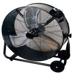 VOK-242S Professionele ventilator van Oklima, 9.600 m³/h luchtverplaatsing, Afmetingen 78 × 30 × 85 cm, Verstelbare hoek 360 °