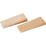 Hardhouten spieën van beuken hout 20x44x140 mm - verpakt in netzak van 300 stuks
