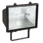 Schwabe Halogeenlamp zwart 1000W IP54 zonder snoer, Behuizing van aluminium spuitgietwerk en veiligheidsglas Koelribben voor een betere warmteafvoer, 88044100