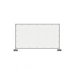 PE hekwerk zeil 1300, 3.41 x 1.76 (mtr), Standard 150 gr/m², kleur: wit