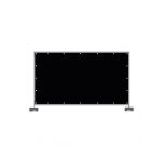 PE hekwerk zeil 1300, 3.41 x 1.76 (mtr), Standard 150 gr/m², kleur: zwart
