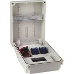 Wandverdeler kunststof lege behuizing, onbedraad zonder automaten "WORMS", 1x CEE 16A, 2x schuko 230V → niet beveiligd, Nominale spanning 230/400 V ~ 062.012.0000