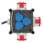 Volrubber Verdeelkast / Zwerfkast Ypsilon KE05 32A doorlus - 104944 - JSK Handelsonderneming