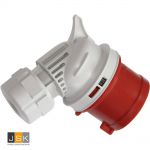 SIROX® CEE haakse stekker IP 44, 5-polig, 400 V, 6 h 32 A 811.055 - EAN-Code: 4028232038475