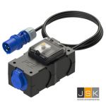 CEE-Caravan Adapter 16A 3p 6h mit FI Schutzschalter 30mA, St. Anton IP44 - 9439125