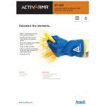 Ansell ActivArmr 97-681 handschoen (Doosverpakking 36 paar) (Maten 8-11) Volledig waterproof en vloeistofdicht en beschermen tegen koude handen