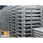 Stapelpallet voor systeembalken (Euro-rack) 1370x1000 | Stapelrack | Stapelrekken | Rongenpallet | Bandenrek | 1545x1180x310mm | Laadvermogen 1.500 kg- JSK Handelsonderneming