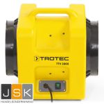 Axiaalventilator TTV 3000 + SP-T slang 305 mm, 7,6 m | Luchtverplaatsing 3.000 m³/uur | Luchtdruk max. 360 Pa | SKU: KIT0001843