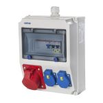 VOTHA® wandverdeler - 1x CEE 16A 400 V~2x Contactdoos 230 V~ "WORMS" 062.012.0021