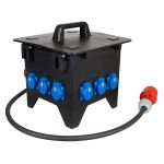 SiRoX POWER X-Line L massief rubberen verdeler Voedingskabel met CEE-St. 32 A, 6 × beschermingscontact (6 × LS), 2 × - XL.126.026 POWER X-Line L